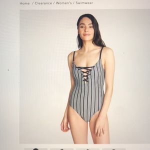Mio laced one piece swimsuit NAUTICA